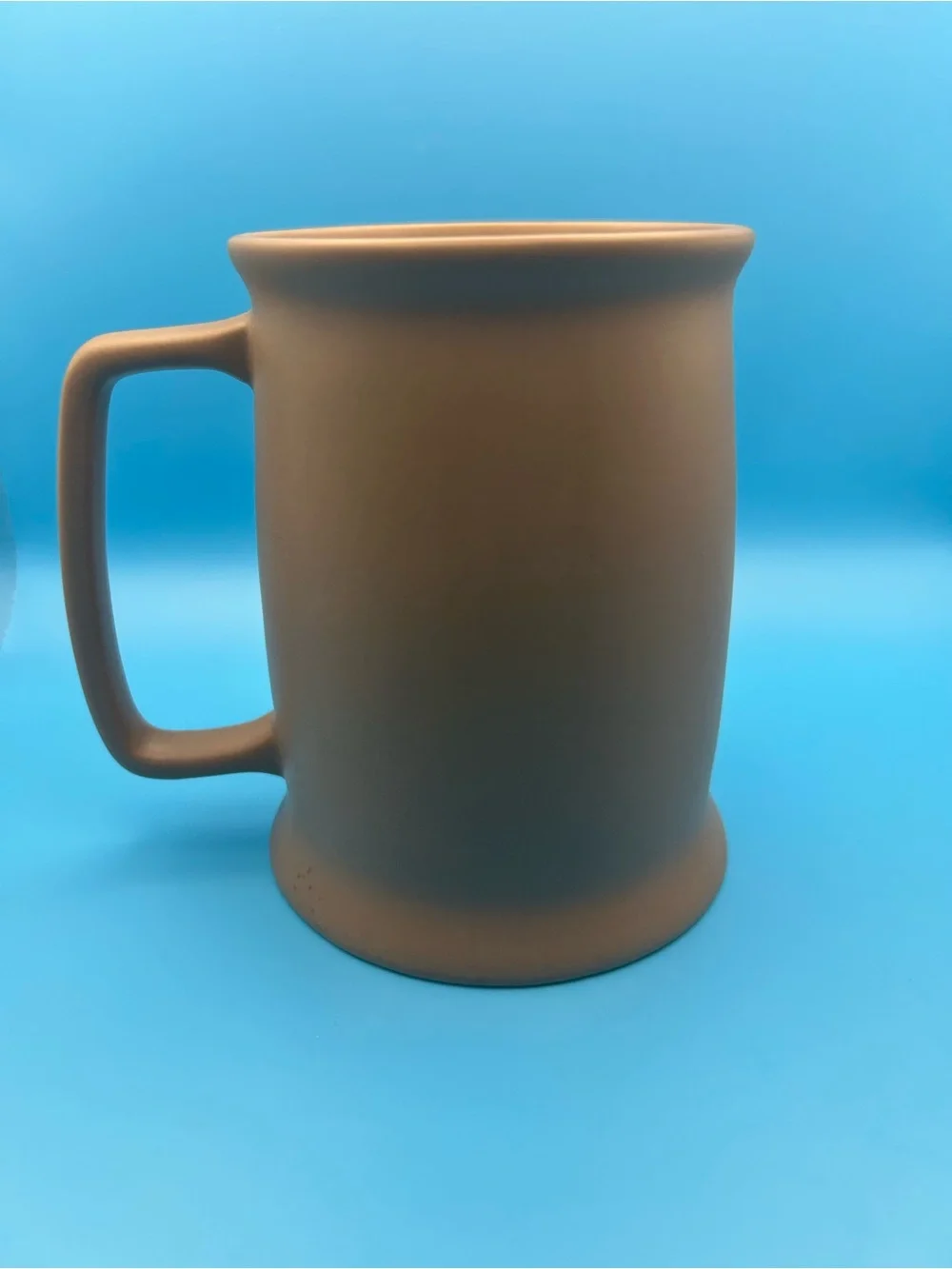 Disney Tan Ceramic Mug with Castle Logo